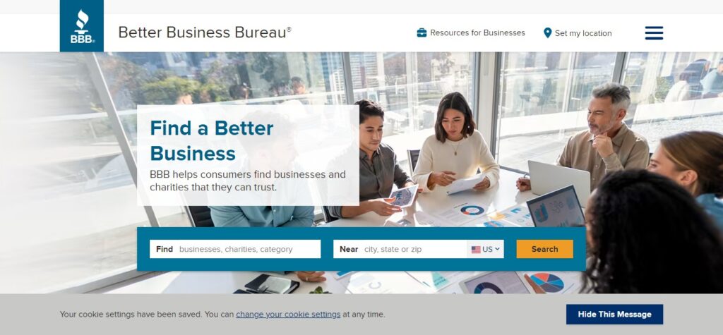 35. Better Business Bureau (BBB) (Best B2B Services Review Platforms)