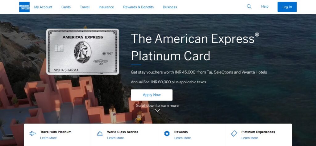 4. The Platinum Card® from American Express