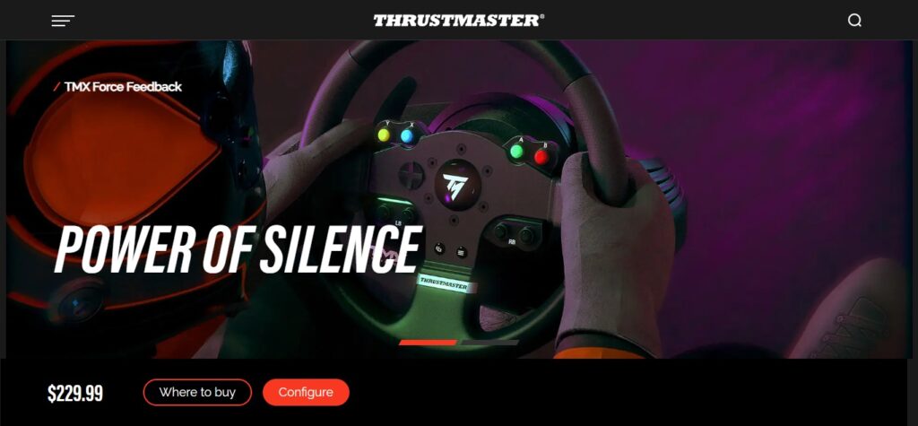9. Thrustmaster TMX Force Feedback Racing Wheel