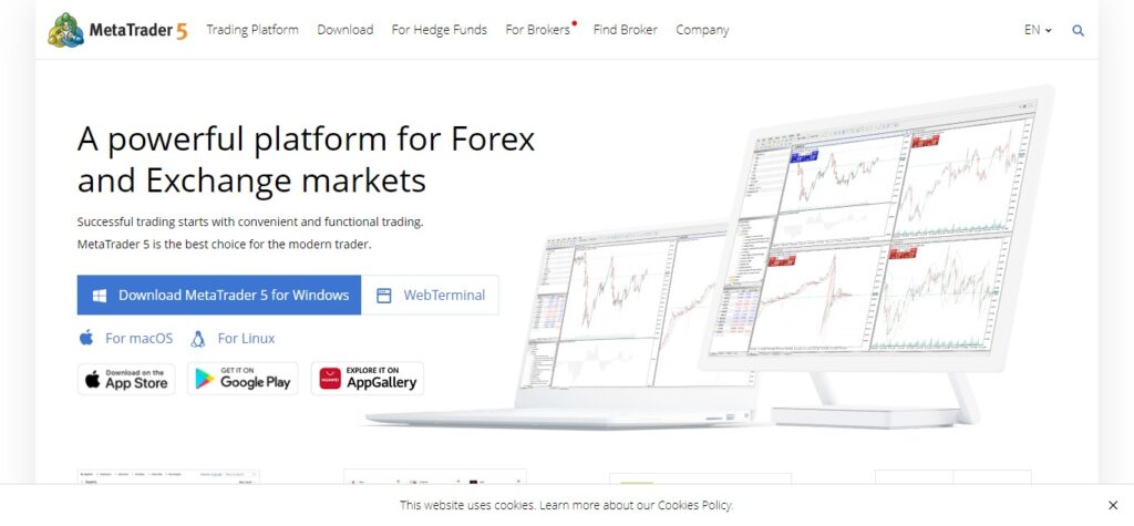 1. MetaTrader 5 (MT5) (Best Apps For Forex Trading)